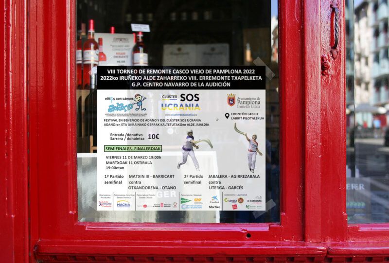 VIII Torneo de Remonte Casco Viejo de Pamplona – Solidario ADANO y CLÚSTER SOS UCRANIA