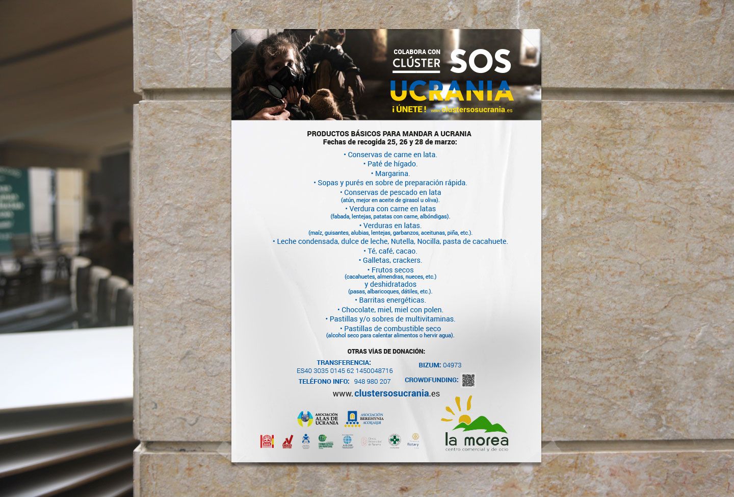 En este momento estás viendo Campaña de recogida de ayuda humanitaria en La Morea de Pamplona